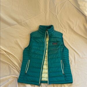 Patagonia Teal Puffer Vest